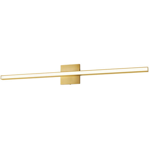 Arandel LED 35.5 inch Aged Brass Vanity Light Wall Light