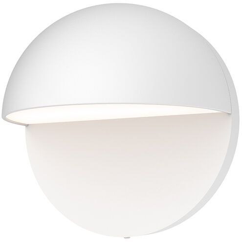 Mezza Cupola LED 5 inch Textured White ADA Sconce Wall Light