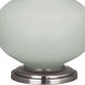 Small Triple Gourd 24.38 inch 150 watt Matte Celadon Accent Lamp Portable Light in Antique Silver