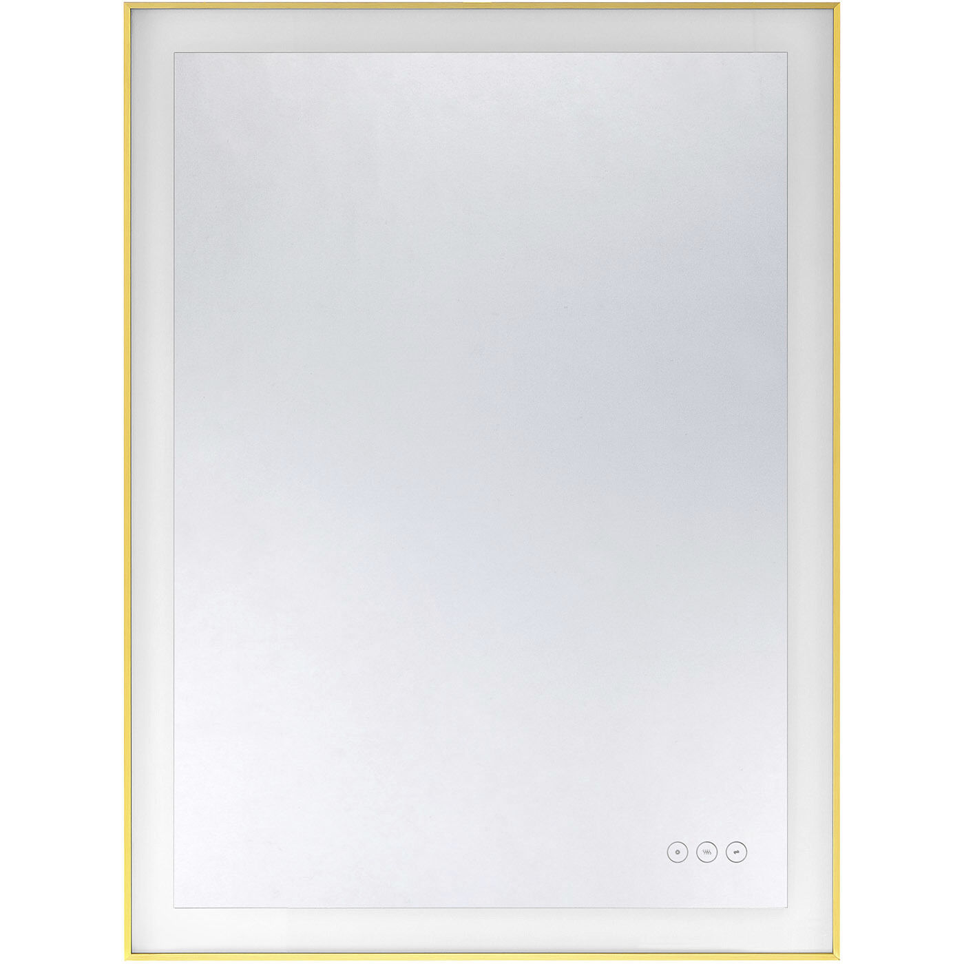 Paulding 32 X 24 inch Gold Mirror, Frontlit