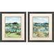 Abstract Landscape Green and Blue Framed Art, Propac