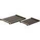 Brookwood Black with Brass Tray