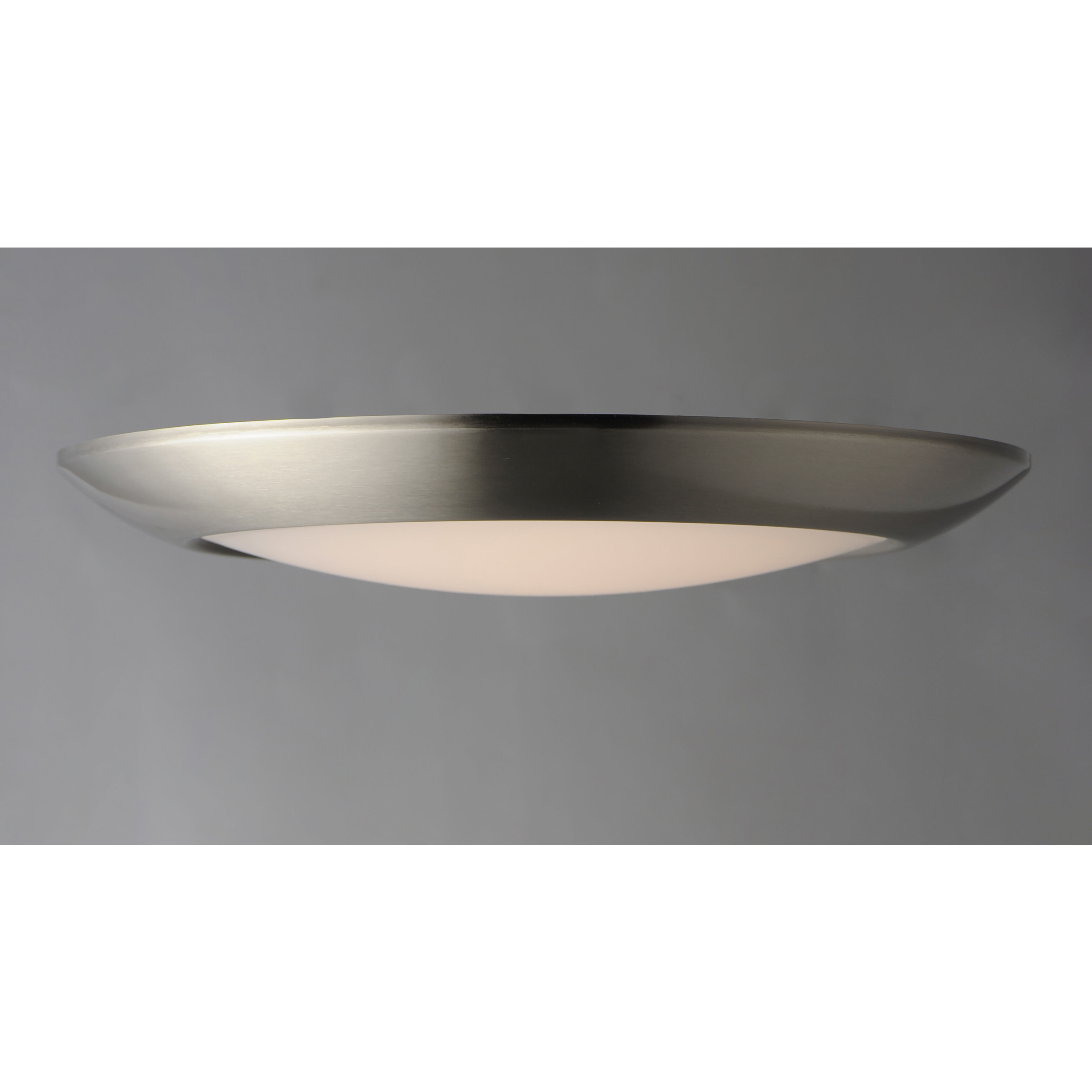 Diverse LED LED 9.25 inch Satin Nickel Flush Mount Ceiling Light