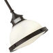 Amelia 1 Light 11.5 inch Buckeye Bronze Indoor Mini Pendant Ceiling Light