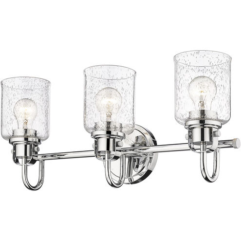 Kinsley 3 Light 22 inch Chrome Vanity Wall Light