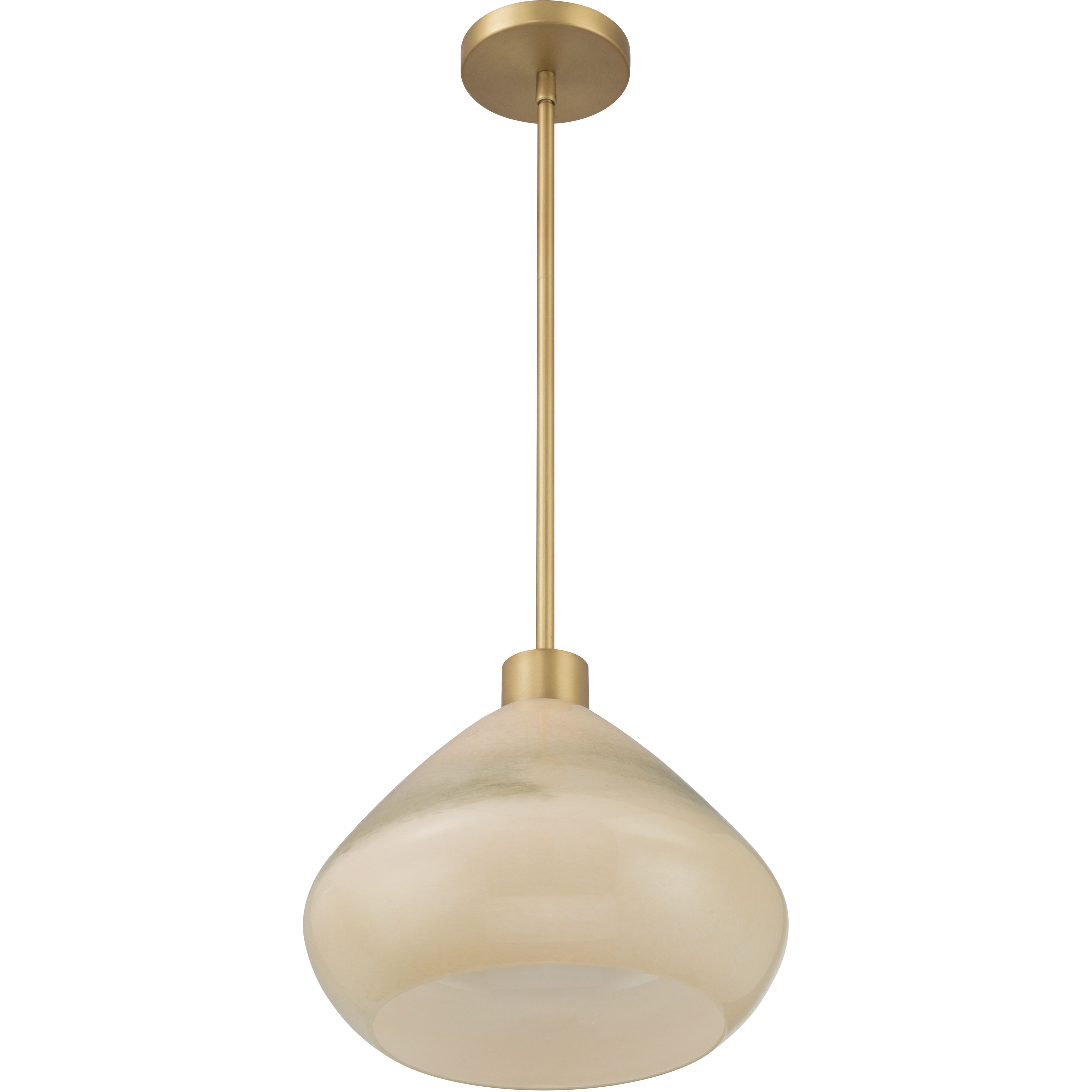 Elaris 1 Light 12.5 inch Legacy Brass Pendant Ceiling Light