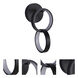 Context LED 6.5 inch Flat Black Wall Sconce Wall Light