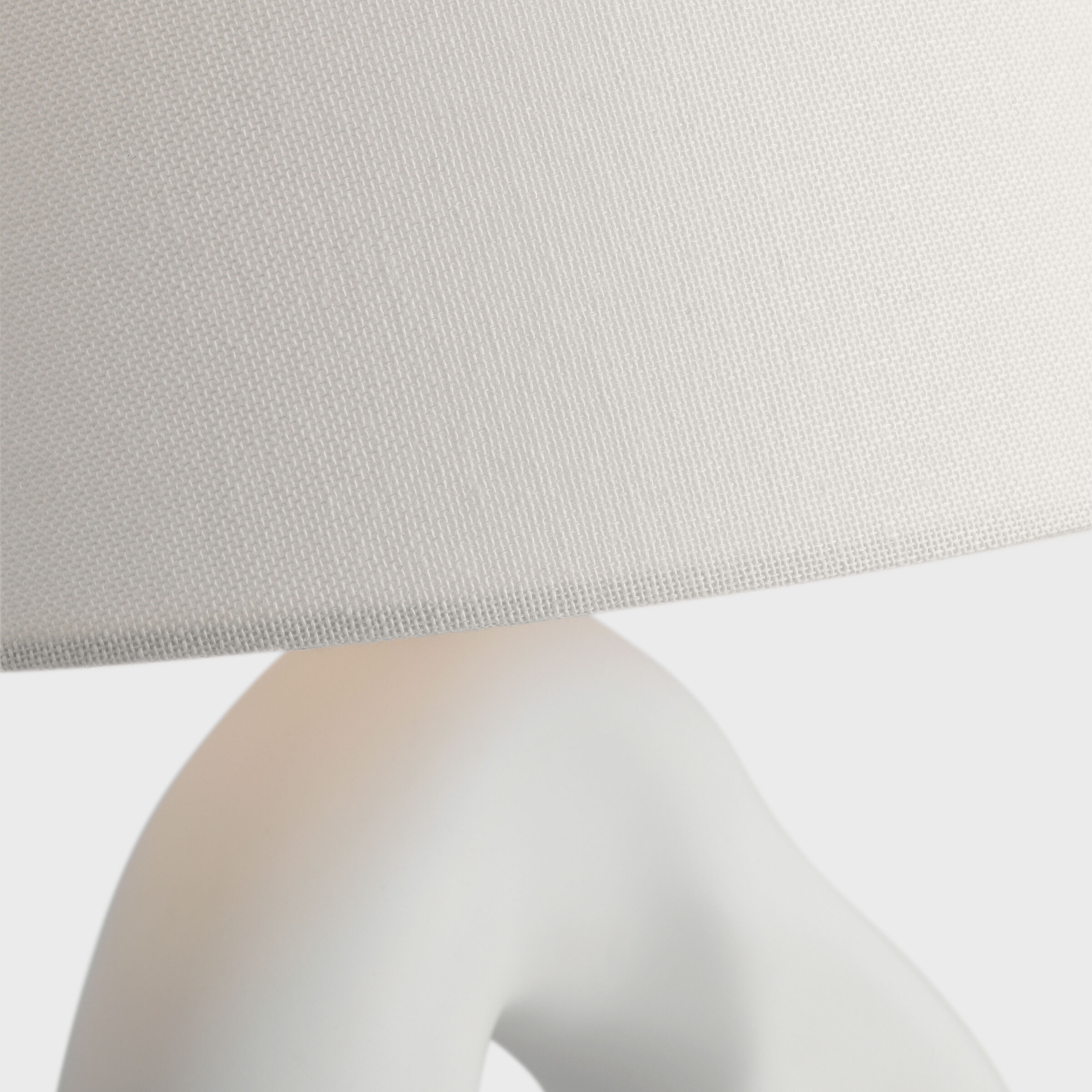 AERIN Adria 16 inch 15.00 watt Plaster White Table Lamp Portable Light