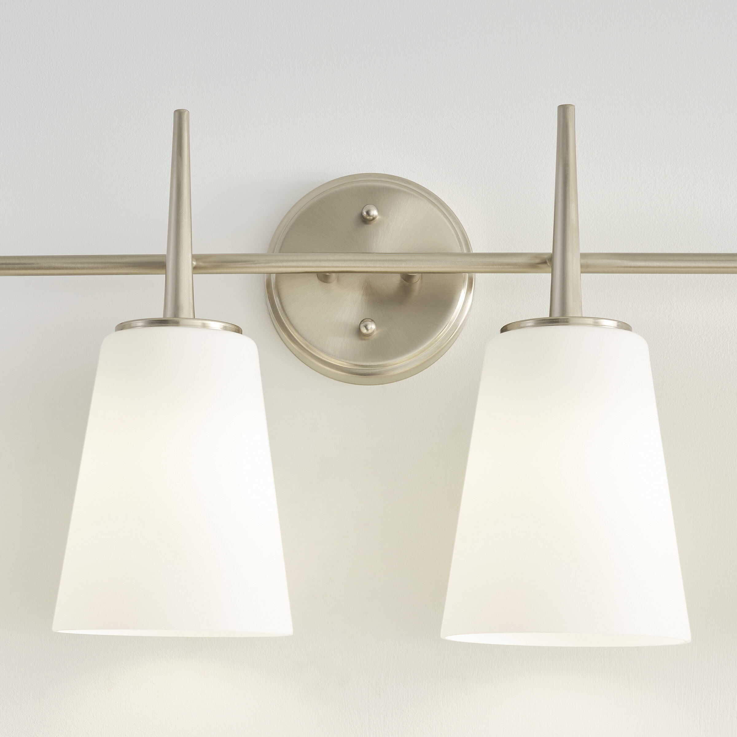 Driscoll 4 Light 30.75 inch Brushed Nickel Bath Vanity Wall Sconce Wall Light