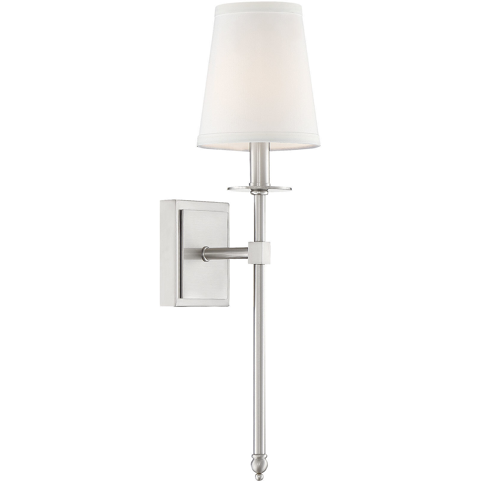 Monroe 1 Light 5 inch Satin Nickel Wall Sconce Wall Light, Essentials