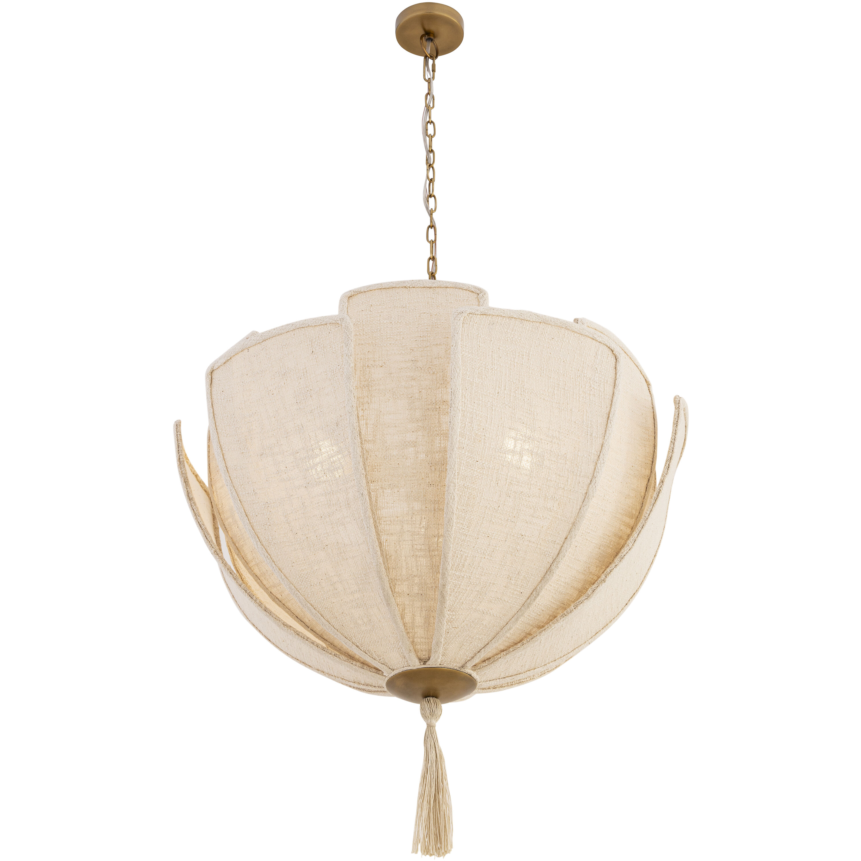 Celestine 3 Light 30 inch Legacy Brass Pendant Ceiling Light