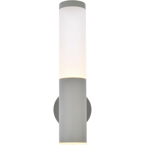 Raine Outdoor Wall Light in Silver
