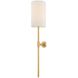 Olivia 1 Light 3.5 inch Aged Brass Rechargeable Wall Sconce Wall Light