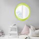 Ellipse 39 X 35 inch Glossy Green Wall Mirror