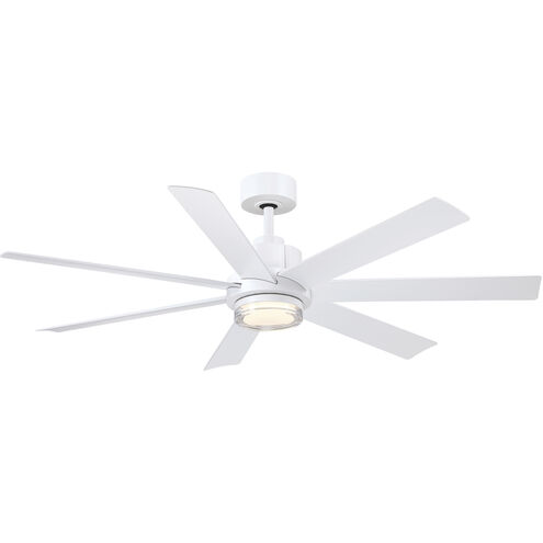 Pendry 56 56 inch Matte White Indoor/Outdoor Ceiling Fan