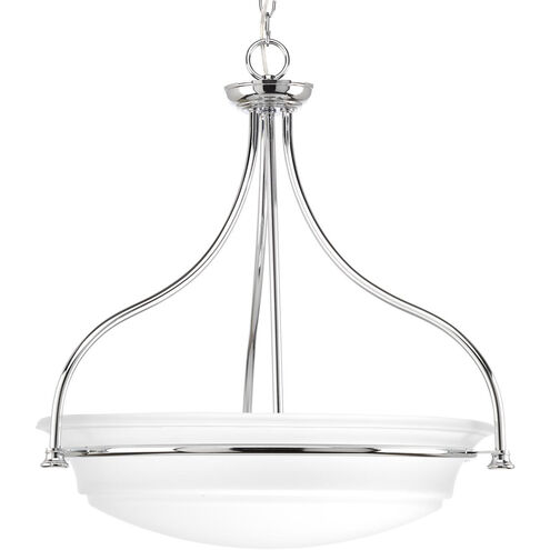 Erskine 3 Light 22.5 inch Polished Chrome Inverted Pendant Ceiling Light