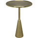 Hiro 24 X 17 inch Antique Brass Side Table