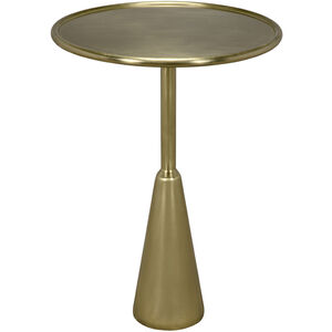 Hiro 24 X 17 inch Antique Brass Side Table