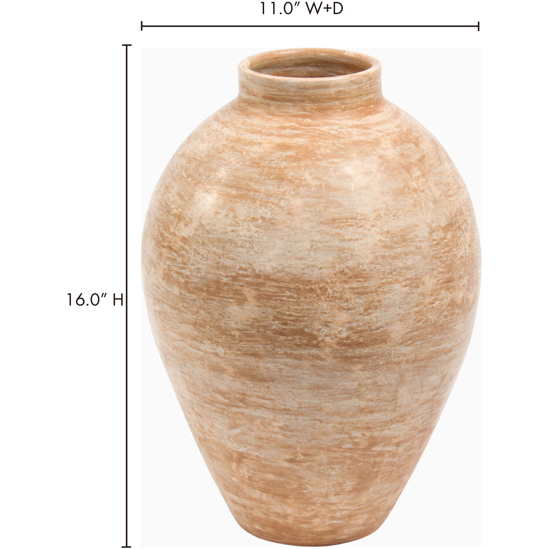 Dos 16 X 11 inch Vase