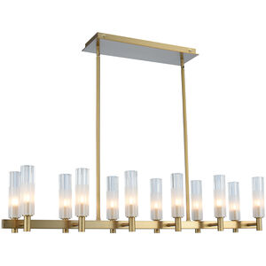 Lorne LED 42 inch Winter Brass Island Light Ceiling Light