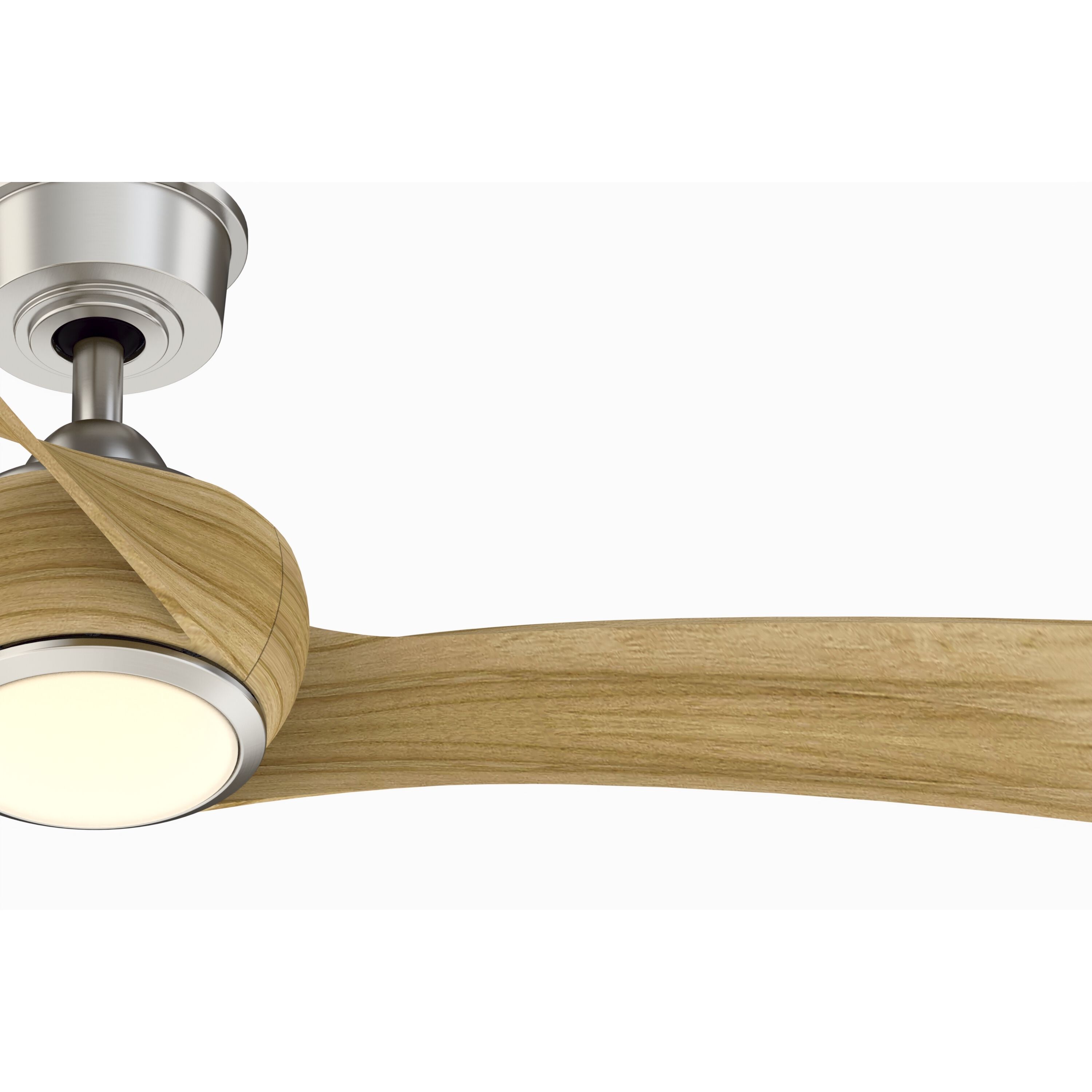 Wrap Custom 8.88 inch Brushed Nickel Fan Motor Only