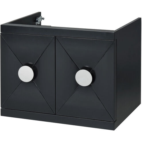 Aras 23.6 inch Black Bathroom Vanity Wall Light