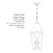 Cardigan 3 Light 11 inch Sand Coal and Olden Brass Outdoor Pendant, Great Outdoors