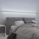 Thin-Line LED 96 inch Bright Satin Aluminum Wall Bar Wall Light in 8ft., 3000K