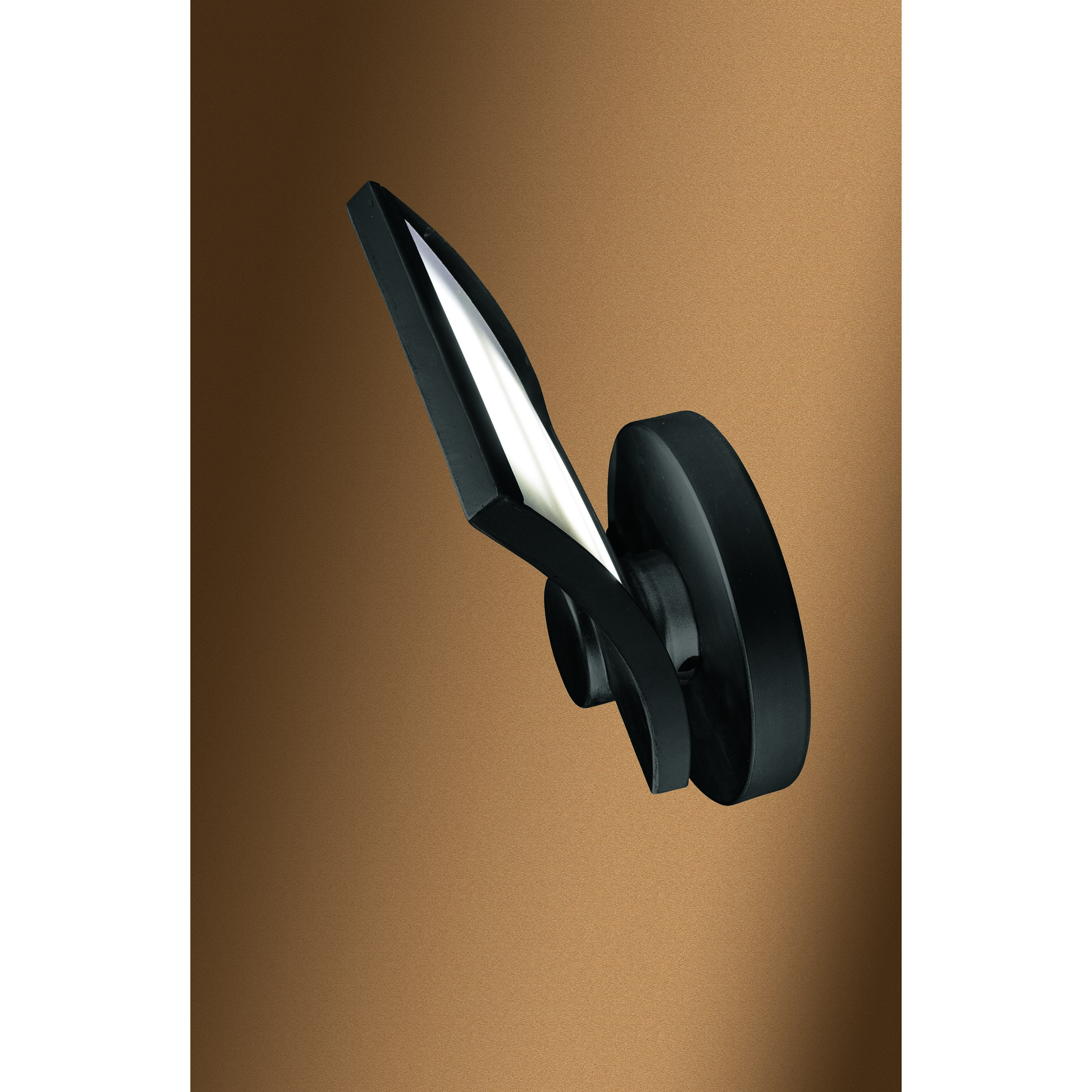 Flipout LED 5 inch Coal ADA Wall Sconce Wall Light in Black, Outdoor