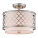 Arabesque 2 Light 11.88 inch Semi-Flush Mount