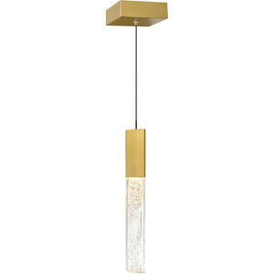 Greta LED 2 inch Brass Mini Pendant Ceiling Light