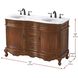 Danville 54 X 36 inch Teak Bathroom Vanity Cabinet