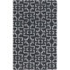 Mugal 36 X 24 inch Charcoal, Medium Gray Rug