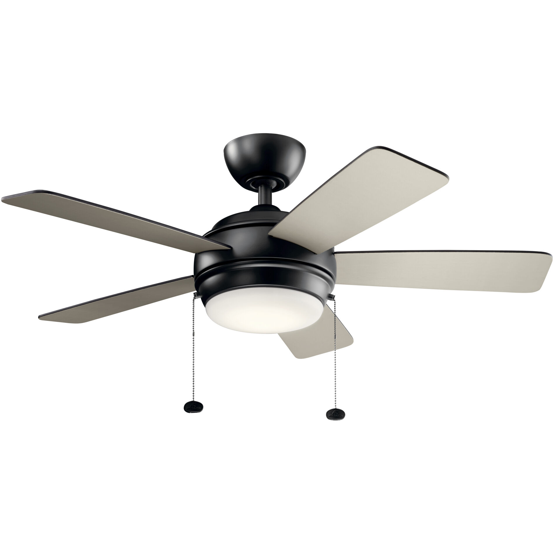 Starkk 42 inch Satin Black with Black Blades Ceiling Fan