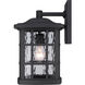 Stonington 1 Light 16 inch Mystic Black Outdoor Wall