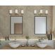 Elevate 3 Light 25 inch Brushed Bronze Bath Vanity Wall Light, Design Series