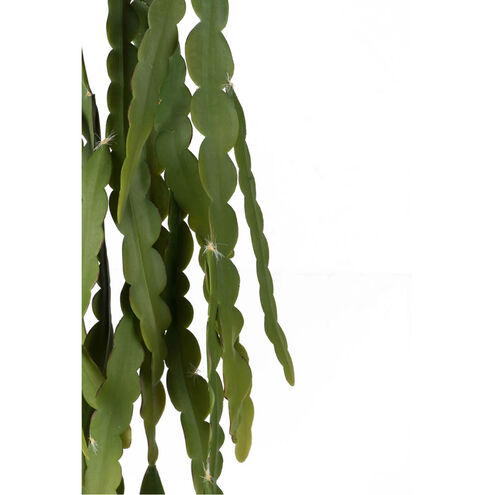 Faux Sweeping Cactus Green Floral Décor