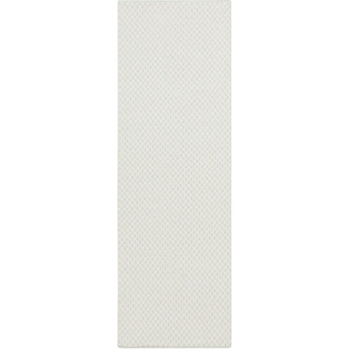Ravena 96 X 30 inch Aqua, Cream Rug