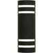 Summerside 2 Light 10.25 inch Black Outdoor Sconce