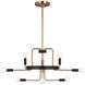 Royce 9 Light 32.5 inch Satin Brass Chandelier Ceiling Light