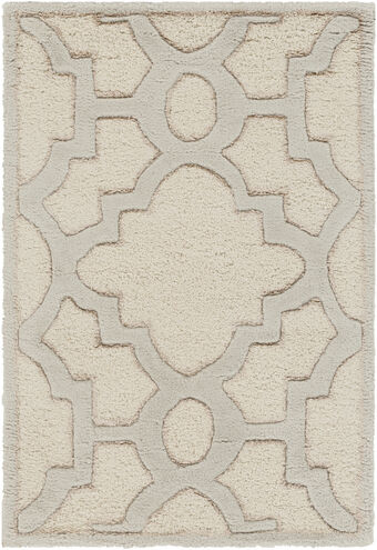 Modern Classics 36 X 24 inch Ivory Rug in 2 x 3, Rectangle