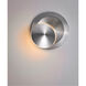 Alumilux Fulcrum LED 4.75 inch Satin Aluminum Outdoor Wall Sconce
