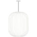 Sean Lavin Kai LED 22.5 inch Matte White Pendant Ceiling Light, Integrated LED