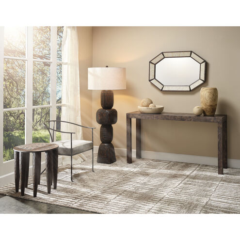 Totem 62 inch 100.00 watt Dark Black Floor Lamp Portable Light