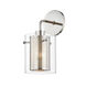 Elanor 1 Light 6 inch Polished Nickel Wall Sconce Wall Light
