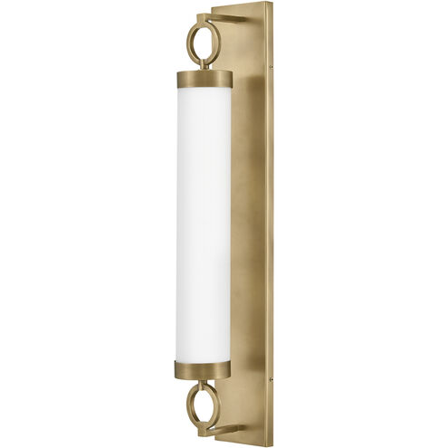 Lisa McDennon Baylor LED 30 inch Heritage Brass Bath Light Wall Light, Linear, Sconce