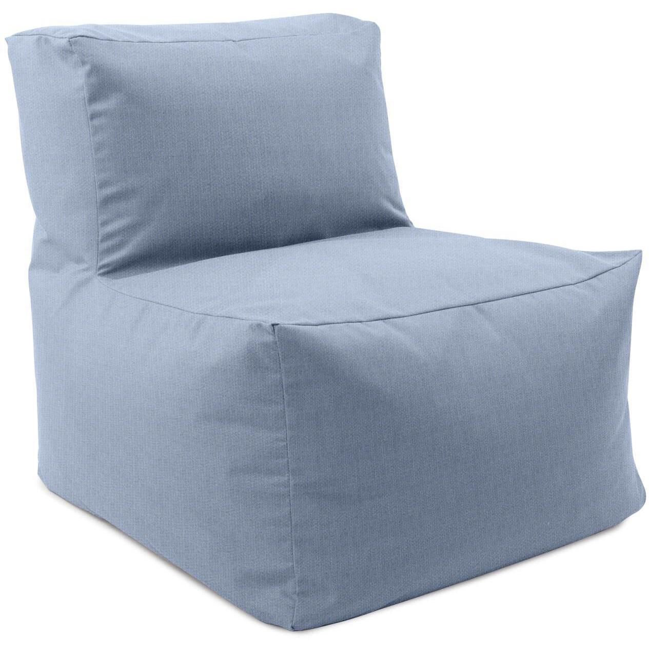 Driftwood Breeze Outdoor Pouf Chair Cover