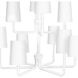 Coastal Living Boracay 10 Light 36.75 inch White Chandelier Ceiling Light, Large