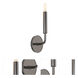 Mavisten Edition Carbonia LED 5.25 inch Black Chrome Wall Sconce Wall Light