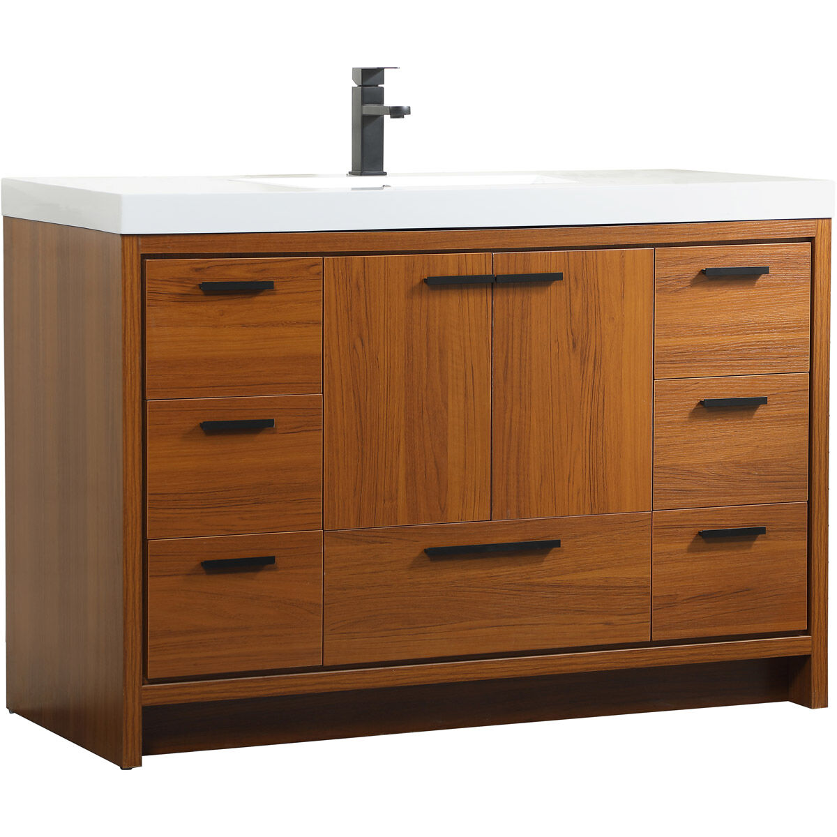 Wyatt 48 X 22 X 34 inch Teak Vanity Sink Set